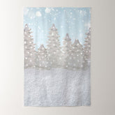 Aperturee - Schneeweißer Baum Winterszene Fotoshooting Hintergrund